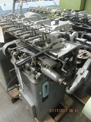7853-385 R. Gudel Type 30, 6-Position Semi-Automatic Ring/Band Brocading/Copy Engraving Machine