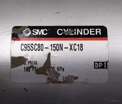 SMC C95SC80150NXC18 PNEUMATIC CYLINDER 145 PSI #S-174