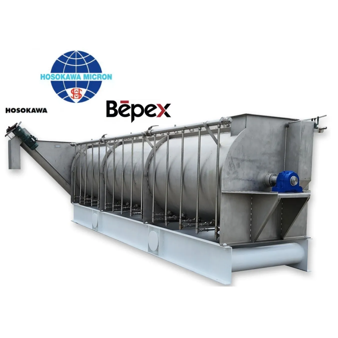 Hosokawa Bepex Rietz Stainless Thermascrew Dryer Thermal Screw Blancher