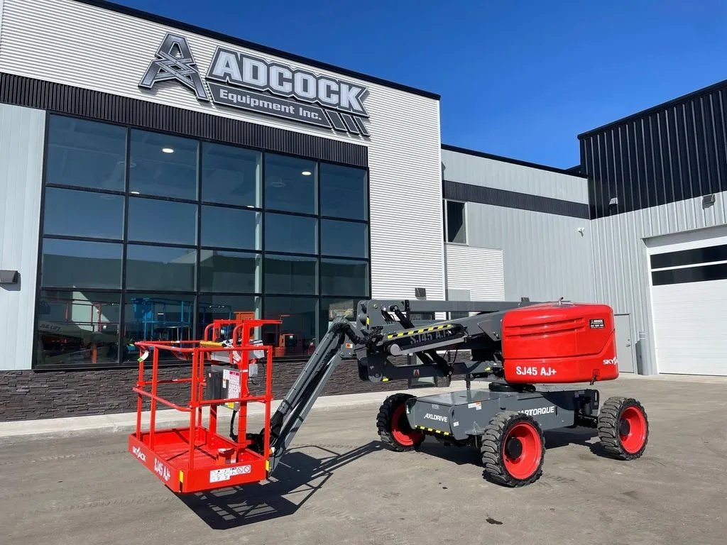New | in-Stock 2026 SKYJACK SJ45 AJ+ ARTICULATING BOOM LIFT Articulating Boom Lifts Alberta CA | Adcock Equipment #1418092