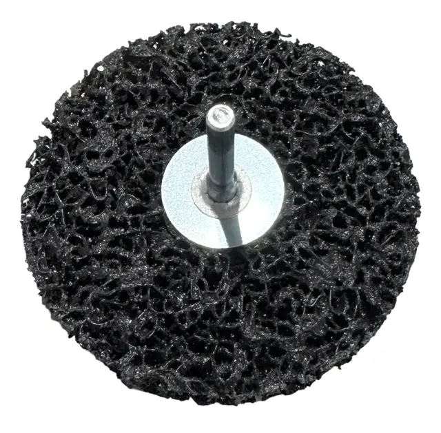 Superior Abrasives 4" x 1/2" x 1/4" Shur-Brite Stripping Wheel X-CRS
