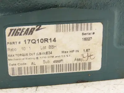 Used DODGE TIGEAR _UNKNOWN_ Speed Reducers Indiana US | Arrow Industrial #1367895