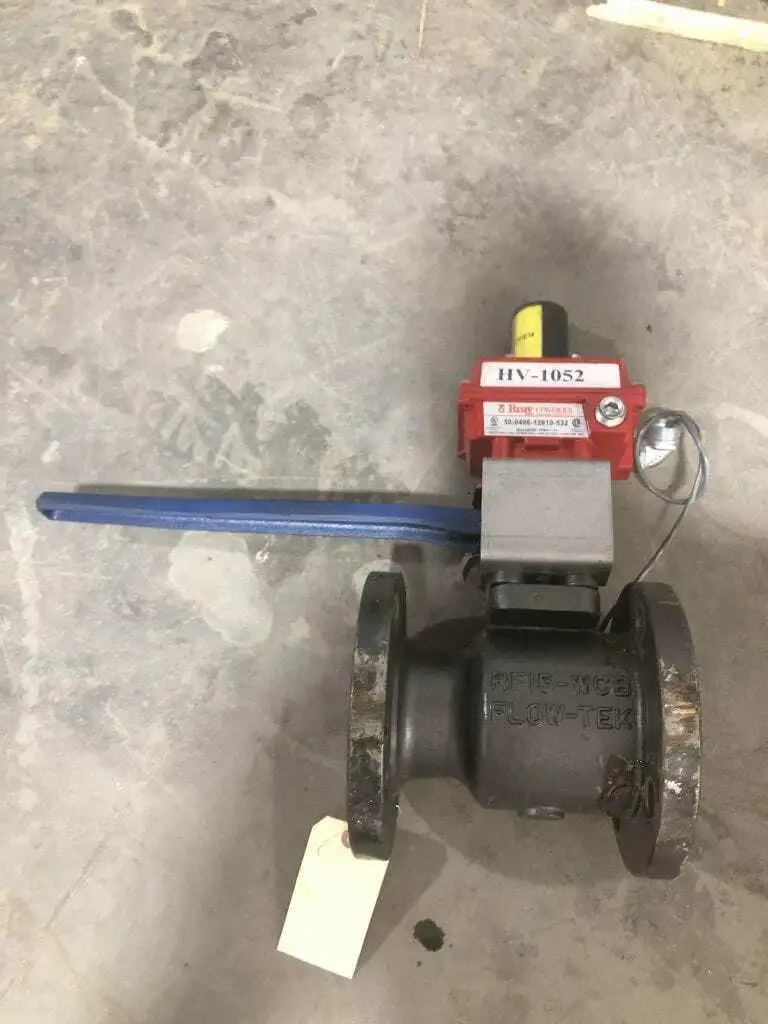 Flow-Tek RF15 3″ WCB Electric / Manual Ball Valve Class 150 125/250VAC