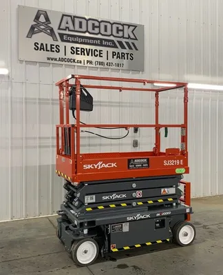 New | in-Stock 2026 SKYJACK SJ3219 E ELECTRIC SCISSOR LIFT Scissor Lifters Alberta CA | Adcock Equipment #1417643