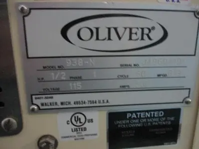 USED OLIVER 938-N