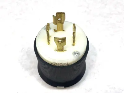 Used Hubbell Twist-Lock Plug 30A 600VAC Bus Bars & Plugs Michigan US | Maverick Industrial Sales #1400838