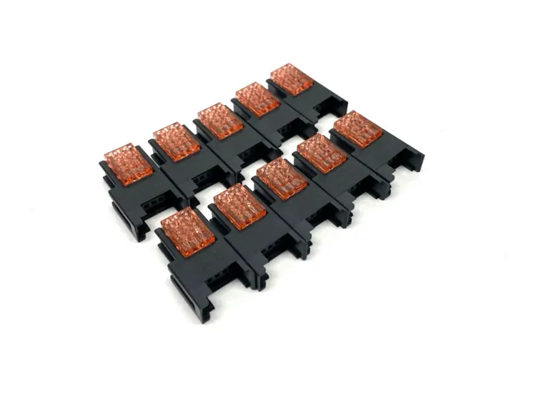 New | in-Stock Autonics Red Socket Sensor Connector 3-Pin AWG24-26 LOT OF 10 Terminal Blocks Michigan US | Maverick Industrial Sales #1398330