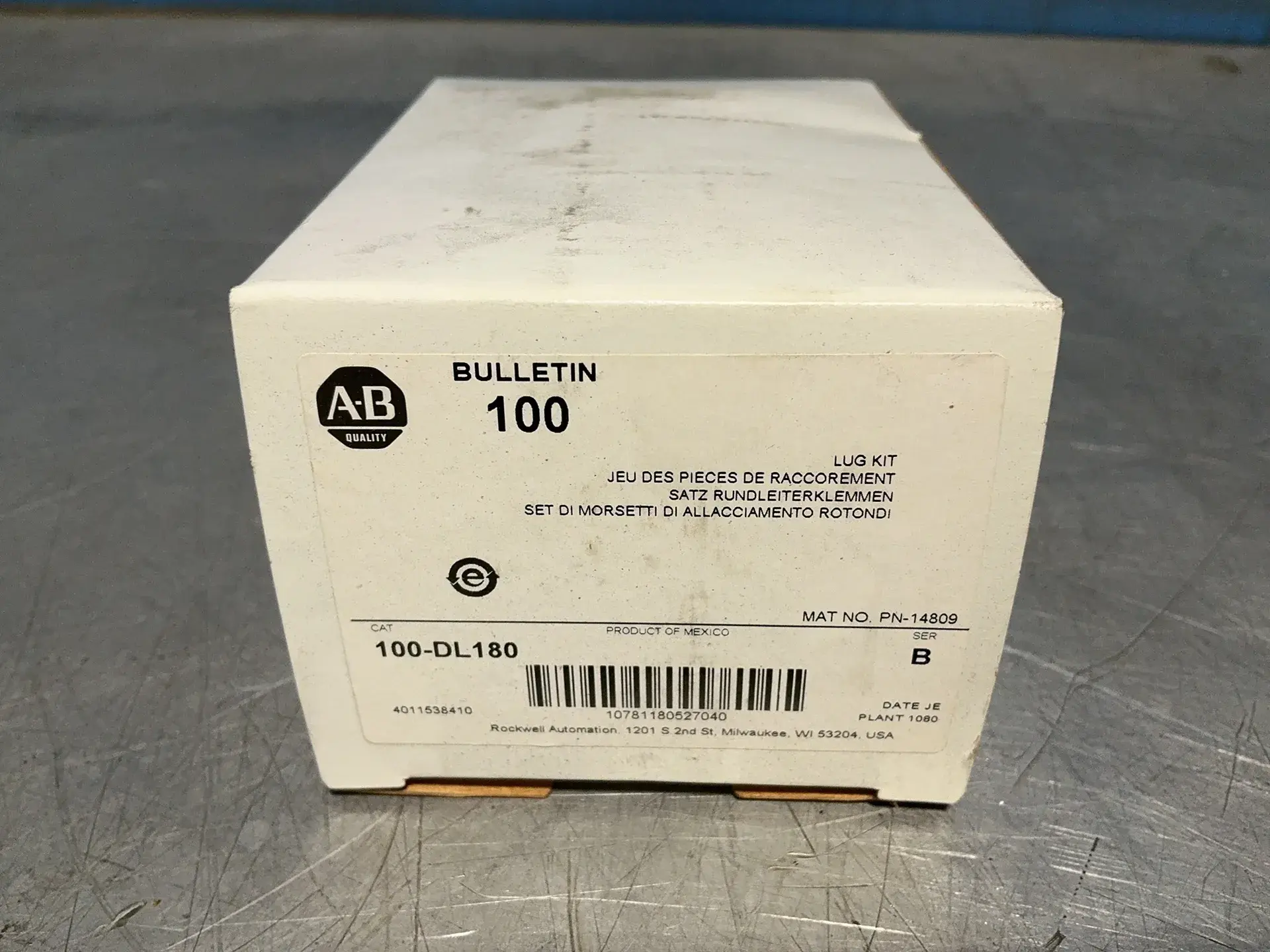 New | in-Stock ALLENBRADLEY 100DL180 Motor Control Parts Ohio US | HGR 24 #1545317