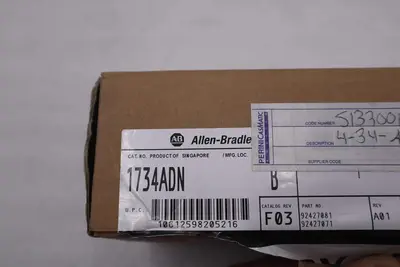ALLEN BRADLEY 1734-ADN POINT I/O ADPATER COMMUNICATIONS 24 VOLT DC STOCK L-024C