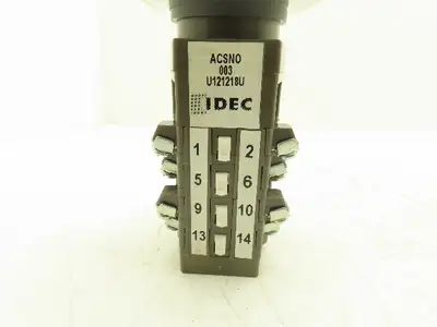 IDEC ACSNO Selector Switch 4 Pole 10 Position Cam Operated