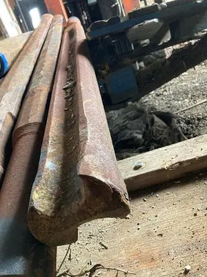 Used AFTERMARKET 4-3/5” X 63" CABLE TOOL DRILLING CHISEL BIT Drills Pennsylvania US | East West Machinery & Drilling #1417267