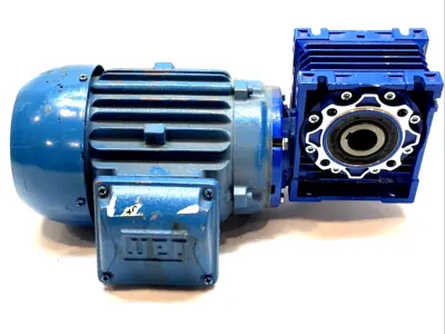 Used WEG Motor w/ Lenze GSN05-1NHAR Worm Gearbox 111Nm 47RPM 0.75kW Gearmotors Michigan US | Maverick Industrial Sales #1395960
