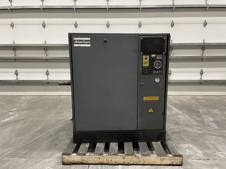 Used ATLAS COPCO GA11 Rotary Screw & Sliding Vane Air Compressors Michigan US | Vander Ziel Machinery Sales #480404