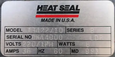 USED HEAT SEAL T3422