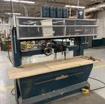 CEMCO MVB-84, 84", 6-SPINDLE VERTICAL BORING