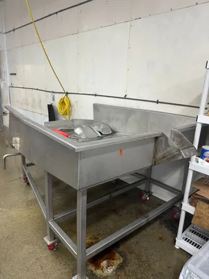 USED CUSTOM STAINLESS Inspection Table