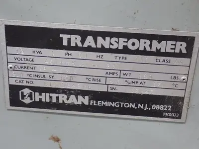 USED HITRAN D1001242H6