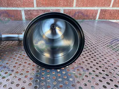 USED MILLIPORE 1R X 5"  STAINLESS STEEL CARTRIDGE FILTER HOUSING 150 PSIG/FV