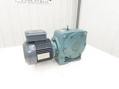 Sew SF72DT90L4 Worm Gearbox 114:1 Reducer 15RPM 2Hp 230/460V 3Ph 1-3/4" Shaft