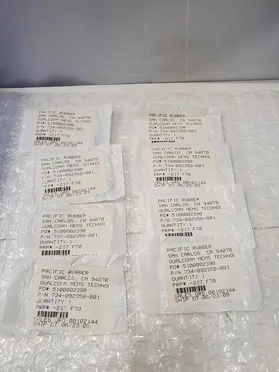 Used O RING 092358 001 Semiconductor Parts California US | Advanced Capital Equipment Sales #435926