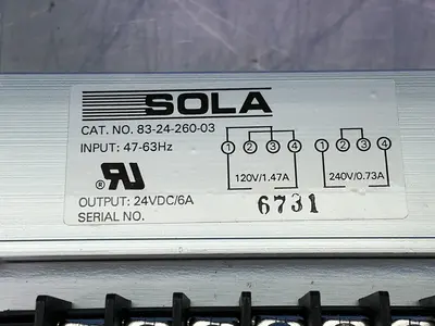Used SOLA 832426003 DC Power Supplies Ohio US | HGR 24 #1415267