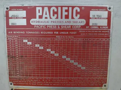 USED PACIFIC J55-10