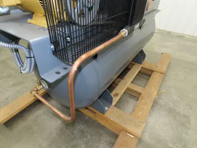 Atlas Copco CR5 Reciprocating Duplex Air Compressor 35CFM 5HP 230V 3Ph 120 Gal