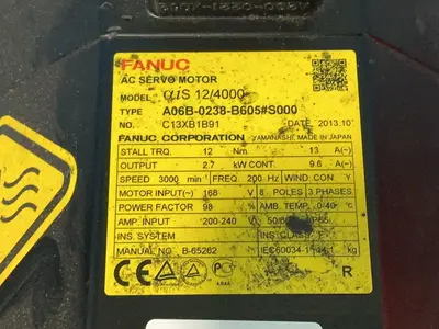 Used FANUC A06B0238B605#S000 Motors (misc) Ohio US | HGR 24 #1289779