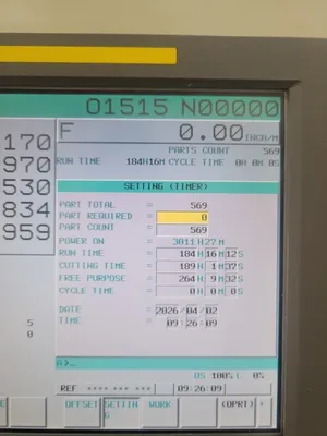 2015 NOMURA HBA 110T-R2 BORING MILLS, HORIZ., TABLE TYPE, N/C & CNC | Prime Machinery (7)