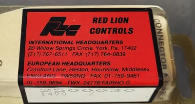 RED LION 2500030 Connector. Loc4D17