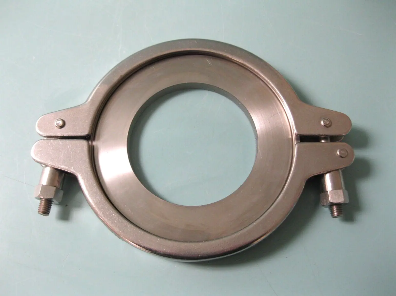 6" Stainless & Glass High Pressure Sanitary Tank Sight Glass Level Window H18