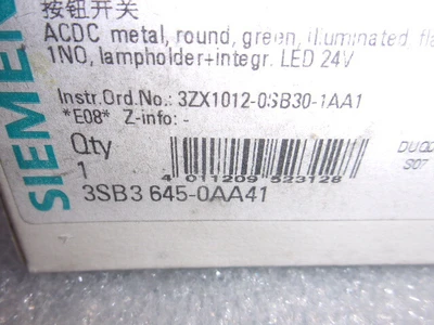 NEW SIEMENS 3SB3-645-0AA41