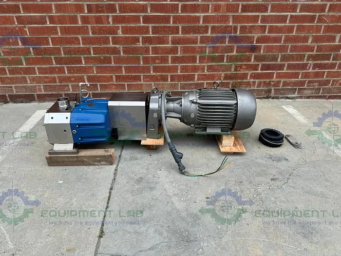 Used IDEX WRIGHT FLOW / VIKING S4S DURALOBE ROTARY LOBE PUMP  W/ 15 HP MOTOR Rotary Pumps | Equipment Lab #486514