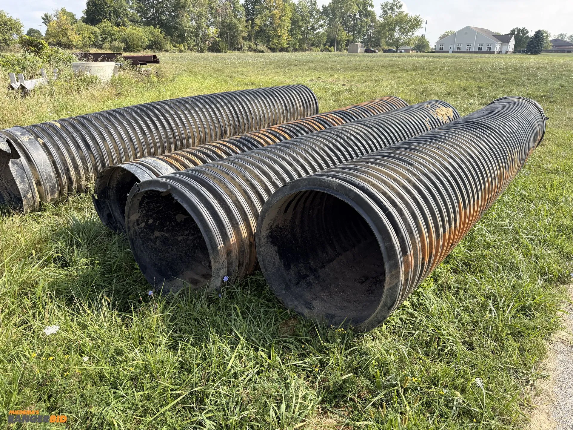 Used (4) 36" X 20' PLASTIC DUAL WALL CULERTS _UNKNOWN_ Miscellaneous Equipment Michigan US | Miedema Asset Management Group #1424761