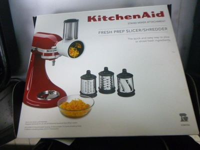 Slicer/Shredder Attachment and Coffee Maker
