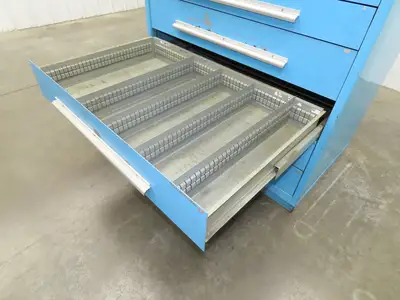 Nu-Era Modular Tool Storage Cabinet 10 Drawer 45x28x61" Stanley Vidmar Lista