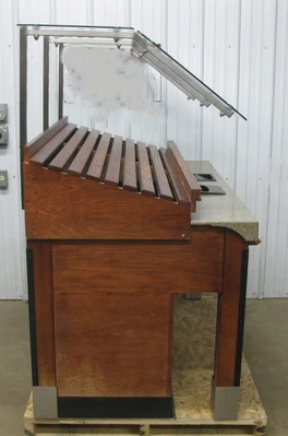 142-0749 60 Inch Bakery Bread Wood Display Rack