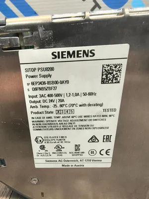 Used SIEMENS 6EP3436-8SB00-0AY0 Power Supplies South Carolina US | ESS Industrial Equipment Sales #1301827