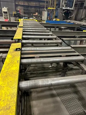 60' X 42" POWERED ROLLER CONVEYOR: STOCK #22909