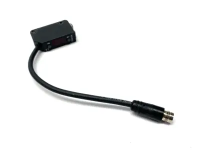 USED KEYENCE SQUARE REFLECTIVE PHOTOELECTRIC SENSOR M8 CONNCECTOR