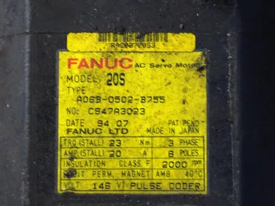 Used FANUC 20S Servo Motors Ohio US | HGR 24 #861447