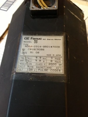 Used FANUC AC SERVO MOTOR Model 5A A06B-0314-B501 # 7008 Fast Shipping!!