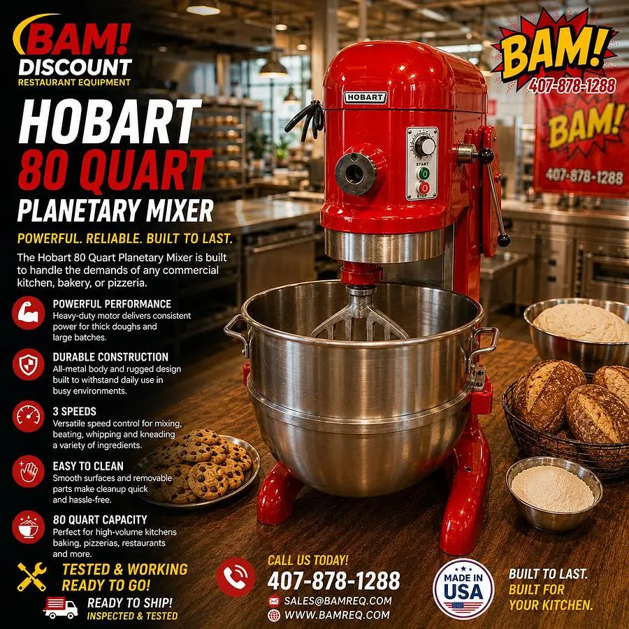 Used HOBART L800 Planetary Mixers Florida US | BAM Discount Restaurant Equipment #1280200