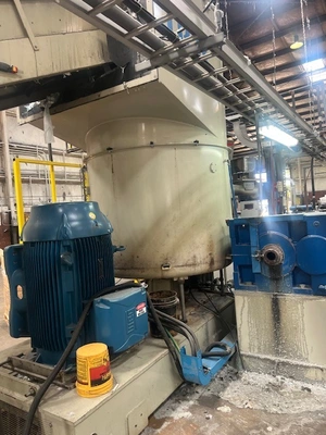 Gamma Meccanica GM 160 37 D Compac Extrusion Line w/Vecoplan RG60/200 U XL FF T Film & Fiber Shredder