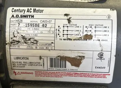 Used AO SMITH H528 Industrial Controls Ohio US | Surplus Asset Holdings #1242242