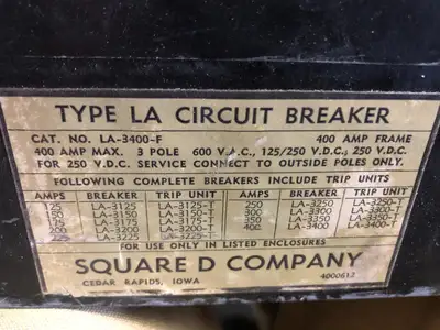 USED WESTINGHOUSE LA3400FS