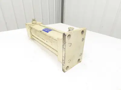 Parker Hannifin H-2HT-14 Hydraulic Cylinder 3.25"Bore 12" Stroke Flanged 2500psi