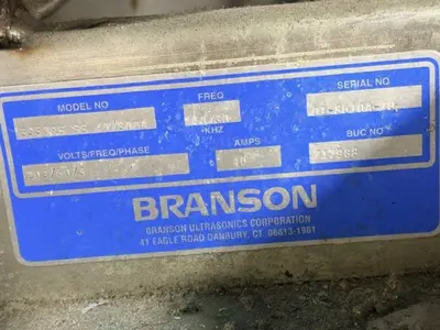 USED BRANSON B950RS SS 40/80DA
