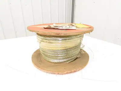 7/16"x 105' Steel Wire Rope Crane Hoist Winch Lifting Cable 6x36