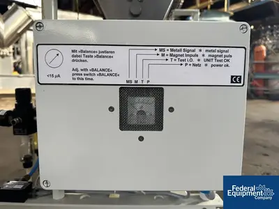 USED TUV Elektronik TUV Elektronik Apparatebau Solids Metal Detection
